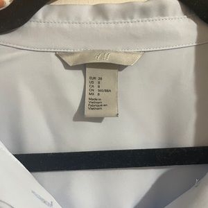 H&M baby blue blouse